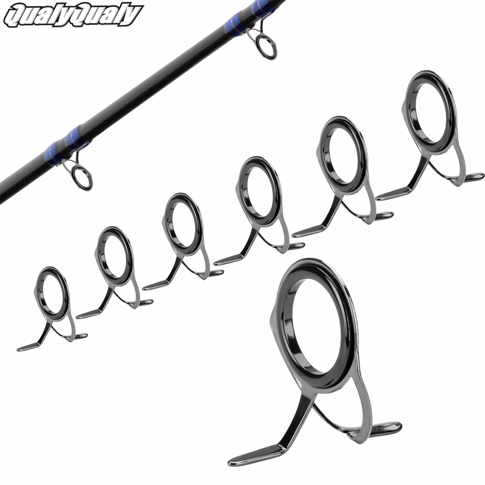 7pcs Fishing Rod Guides Repair - Fishing Rod Repair Kit ulasan dan harga