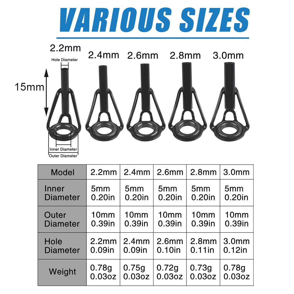 Fishing Rod Guides Fishing Rod - Fishing Rod Tip Replacement ulasan dan harga