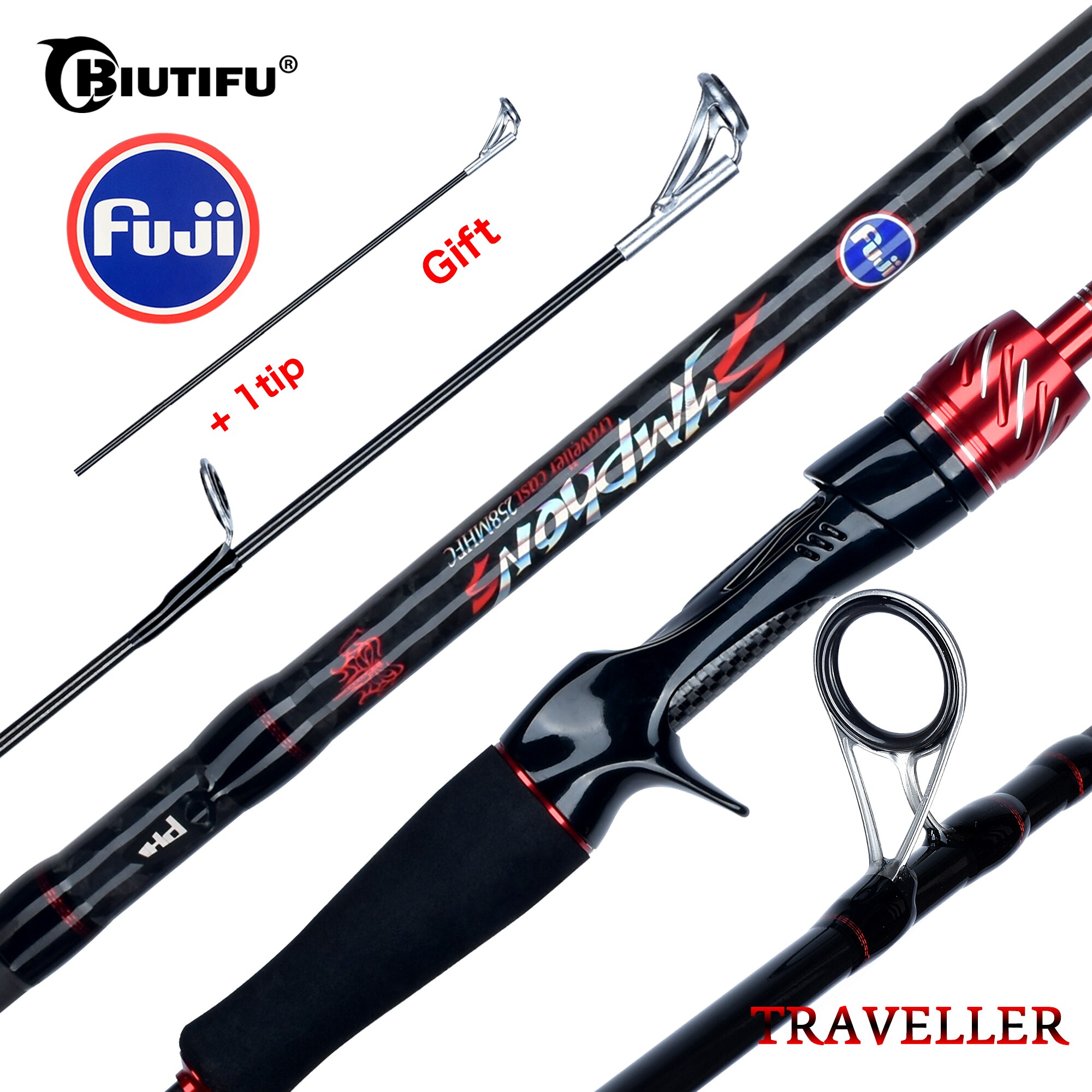 BIUTIFU Traveller Spinning Cas - Fishing Rod Ice ulasan dan harga