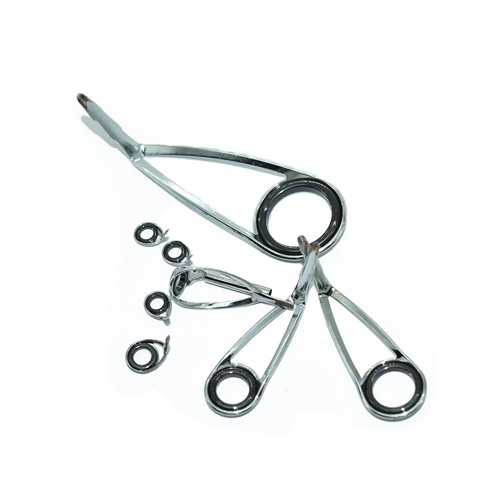 8pcs/Kit KLH Bracket Stainless - Fishing Rod Building Kit ulasan dan harga