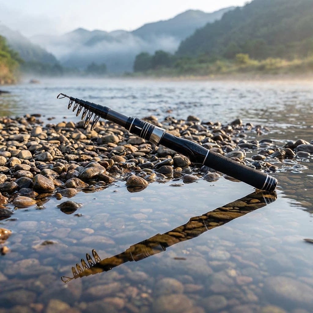 Ultralight Telescopic Carbon F - Fishing Rod Casting ulasan dan harga