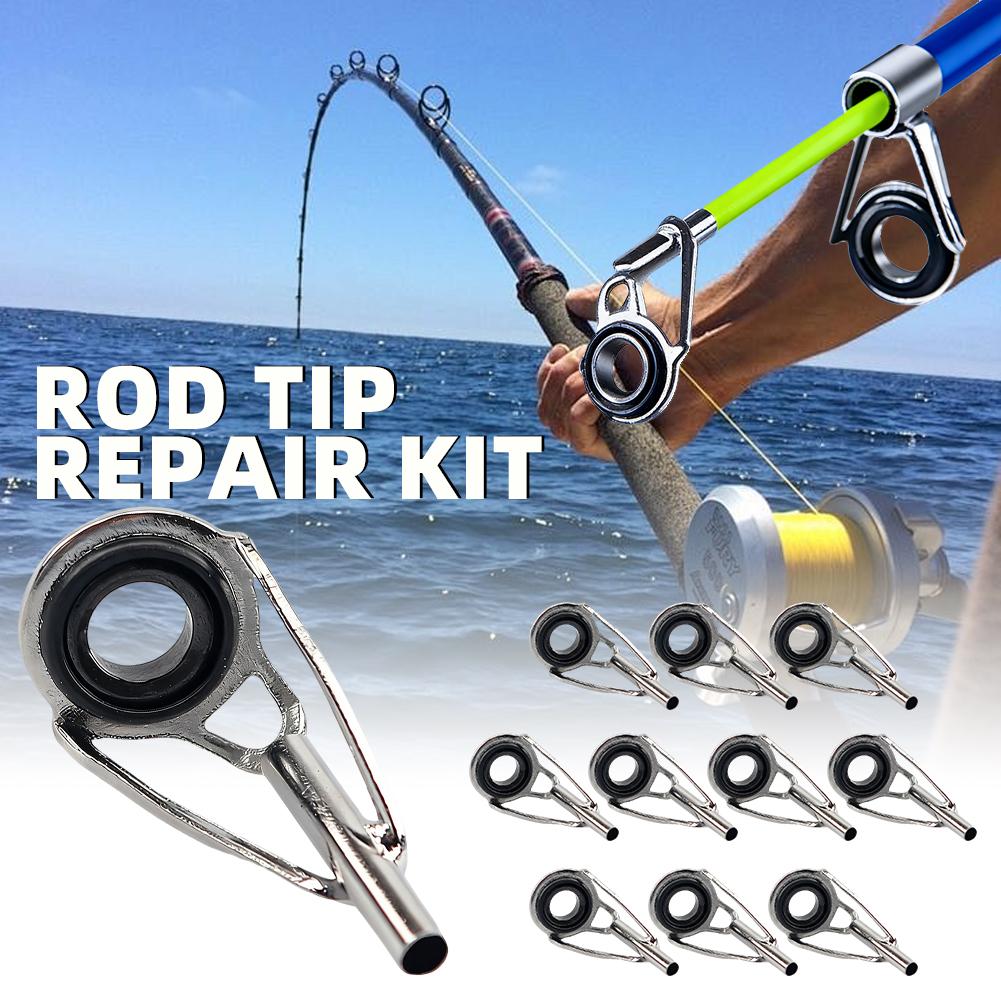 Rod Tip Repair Kit 10pcs Fishi - Fishing Rod Tip Replacement ulasan dan harga