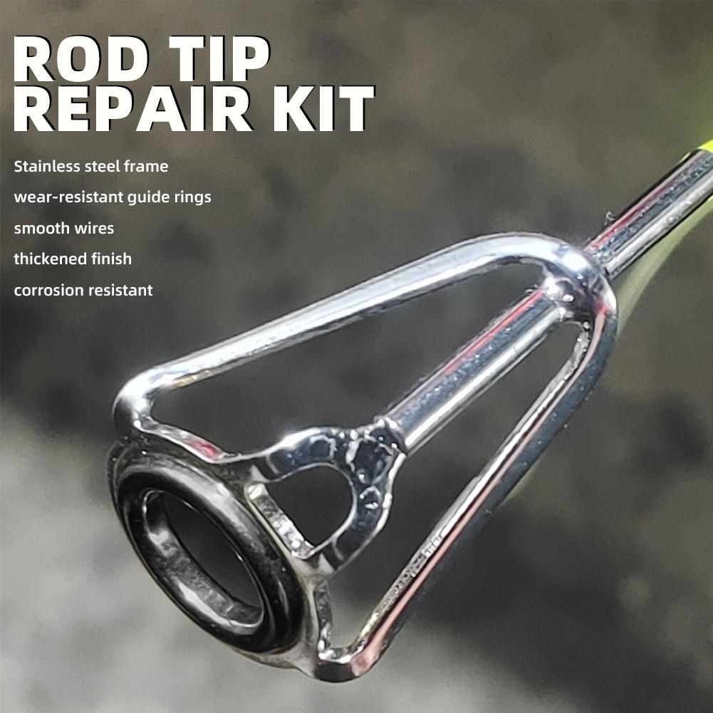Rod Tip Repair Kit 10pcs Fishi - Fishing Rod Tip Replacement ulasan dan harga