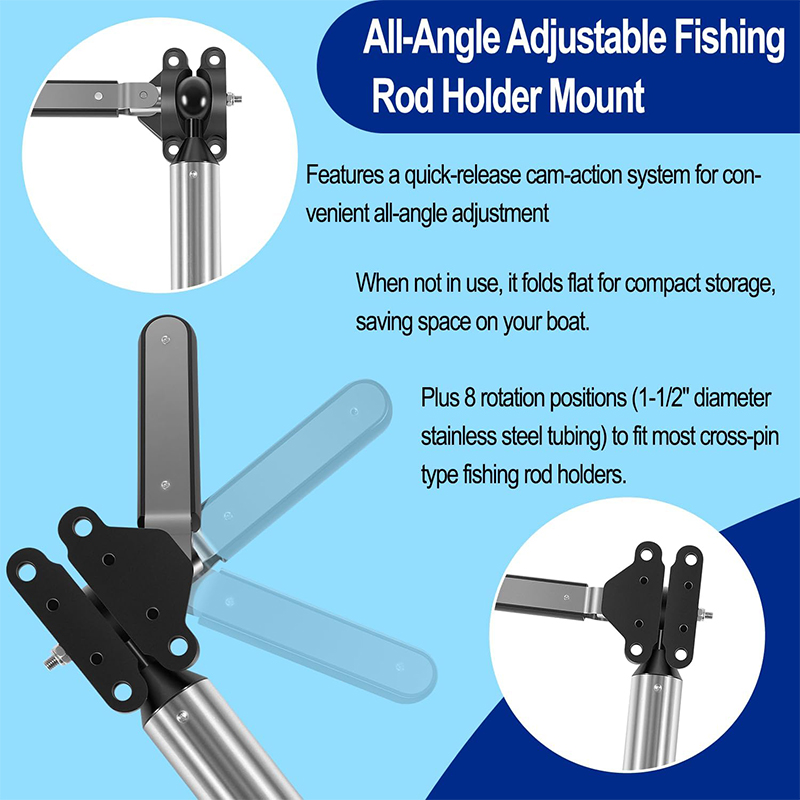 All-Angle Adjustable Fish Rod  - Fishing Rod Boat ulasan dan harga
