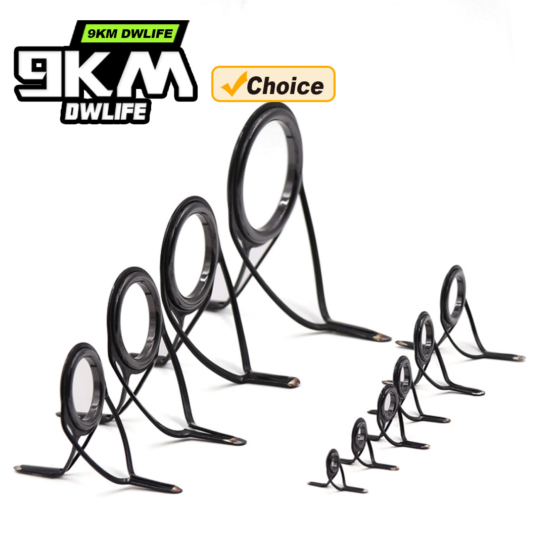 9KM OB Curved Rod Guide Kit 10 - Fishing Rod Repair Kit ulasan dan harga