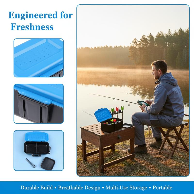 Portable Fishing Lure Box Case - Fishing Rod Case ulasan dan harga