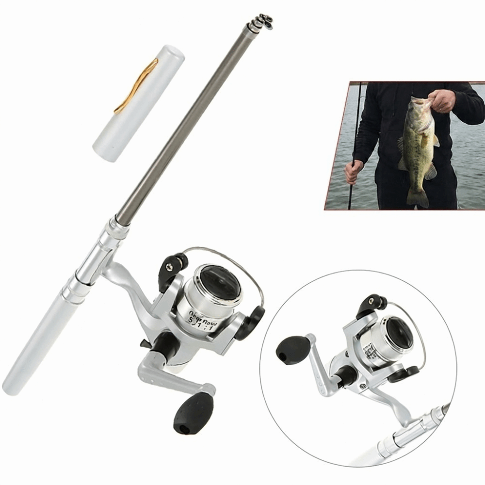 Portable Telescopic Pocket Fis - Fishing Rod Fly ulasan dan harga