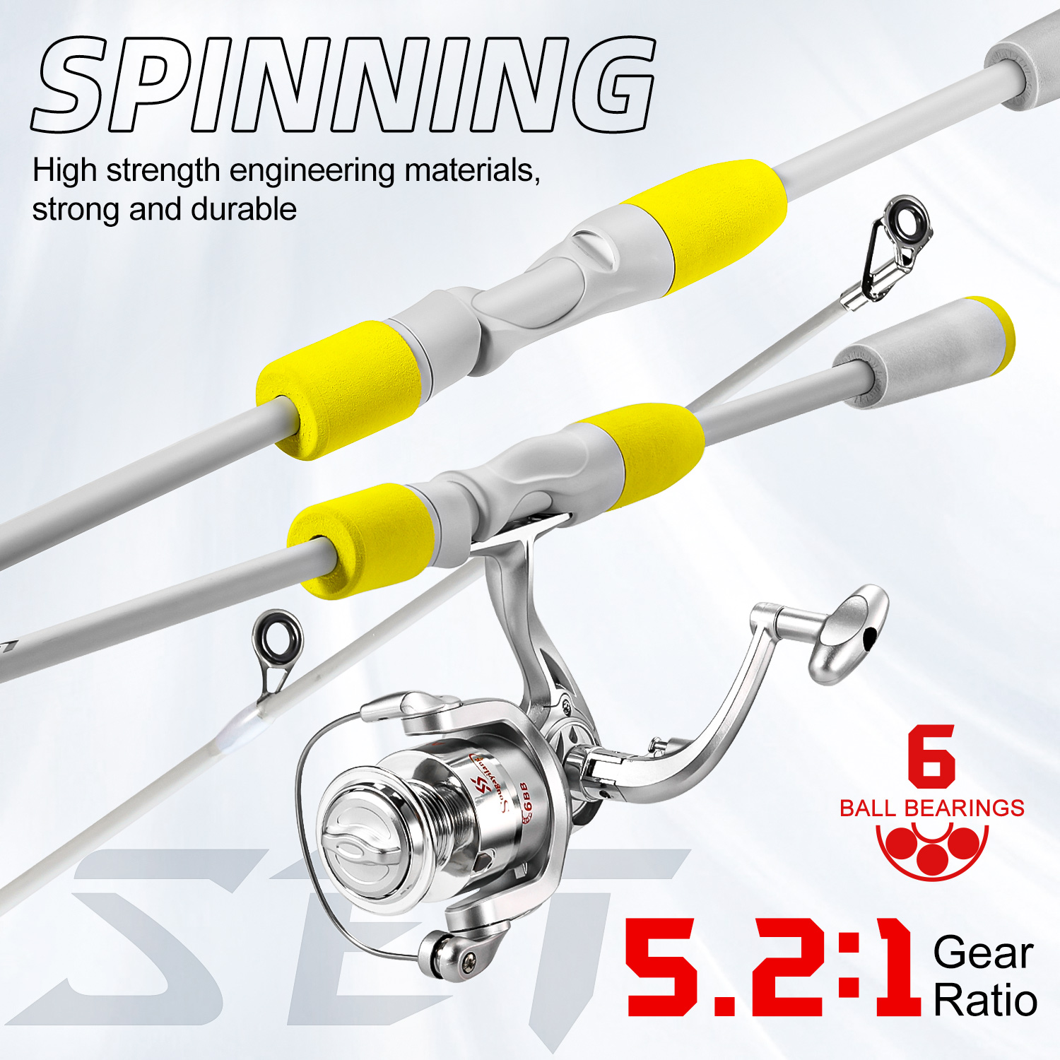 Sougayilang 2section Spinning  - Fishing Rod Carbon Fiber ulasan dan harga